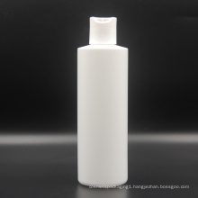 250ml HDPE plastic cosmetic shampoo lotion bottles with press cap